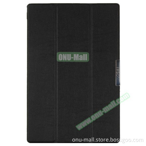Colorful Three Folding Foldable Flip Leather Case for Sony Xperia Z4 Tablet Ultra with Stand